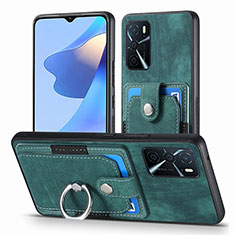 Funda Silicona Goma de Cuero Carcasa SD2 para Oppo A16 Verde