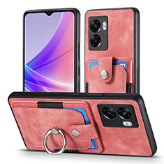 Funda Silicona Goma de Cuero Carcasa SD2 para Oppo A57 5G Rosa