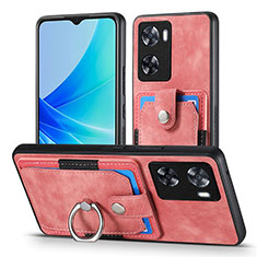 Funda Silicona Goma de Cuero Carcasa SD2 para Oppo A77 4G Rosa