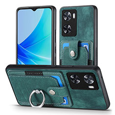 Funda Silicona Goma de Cuero Carcasa SD2 para Oppo A77 4G Verde