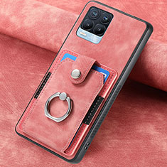 Funda Silicona Goma de Cuero Carcasa SD2 para Realme 8 4G Rosa