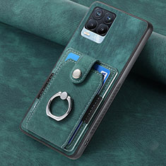 Funda Silicona Goma de Cuero Carcasa SD2 para Realme 8 4G Verde