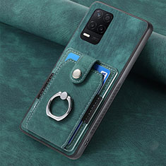 Funda Silicona Goma de Cuero Carcasa SD2 para Realme 8 5G Verde