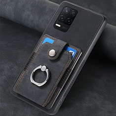 Funda Silicona Goma de Cuero Carcasa SD2 para Realme 8s 5G Negro