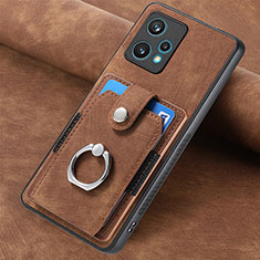 Funda Silicona Goma de Cuero Carcasa SD2 para Realme 9 4G Marron