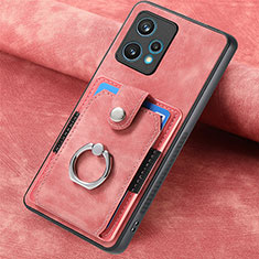 Funda Silicona Goma de Cuero Carcasa SD2 para Realme 9 Pro+ Plus 5G Rosa