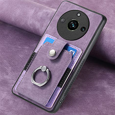 Funda Silicona Goma de Cuero Carcasa SD2 para Realme Narzo 60 Pro 5G Purpura Claro