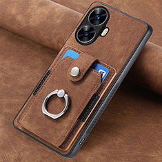 Funda Silicona Goma de Cuero Carcasa SD2 para Realme Narzo N55 Marron