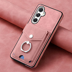 Funda Silicona Goma de Cuero Carcasa SD2 para Samsung Galaxy A34 5G Rosa