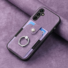 Funda Silicona Goma de Cuero Carcasa SD2 para Samsung Galaxy A54 5G Purpura Claro