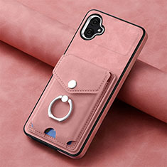 Funda Silicona Goma de Cuero Carcasa SD2 para Samsung Galaxy M04 Rosa