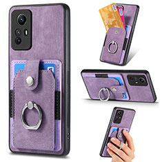 Funda Silicona Goma de Cuero Carcasa SD2 para Xiaomi Redmi Note 12S Purpura Claro