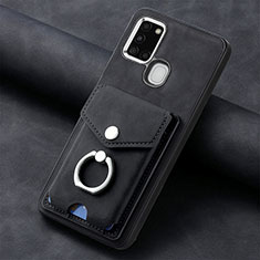 Funda Silicona Goma de Cuero Carcasa SD3 para Samsung Galaxy A21s Negro