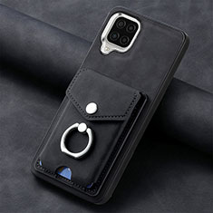 Funda Silicona Goma de Cuero Carcasa SD3 para Samsung Galaxy M12 Negro