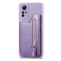 Funda Silicona Goma de Cuero Carcasa SD3 para Xiaomi Redmi Note 12S Morado