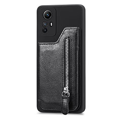 Funda Silicona Goma de Cuero Carcasa SD3 para Xiaomi Redmi Note 12S Negro