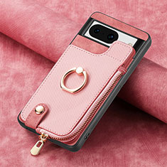 Funda Silicona Goma de Cuero Carcasa SD4 para Google Pixel 8 5G Rosa