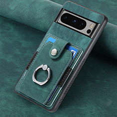 Funda Silicona Goma de Cuero Carcasa SD4 para Google Pixel 8 Pro 5G Verde