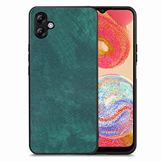 Funda Silicona Goma de Cuero Carcasa SD4 para Samsung Galaxy A04 4G Verde