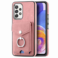 Funda Silicona Goma de Cuero Carcasa SD4 para Samsung Galaxy A23 4G Rosa