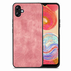 Funda Silicona Goma de Cuero Carcasa SD4 para Samsung Galaxy F04 Rosa