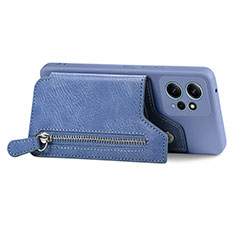 Funda Silicona Goma de Cuero Carcasa SD4 para Xiaomi Redmi Note 12 4G Azul