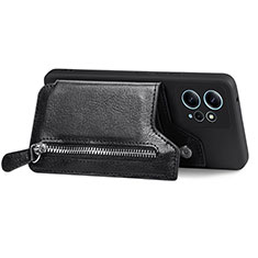 Funda Silicona Goma de Cuero Carcasa SD4 para Xiaomi Redmi Note 12 4G Negro