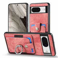 Funda Silicona Goma de Cuero Carcasa SD5 para Google Pixel 8 5G Rosa