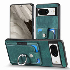 Funda Silicona Goma de Cuero Carcasa SD5 para Google Pixel 8 5G Verde