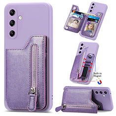 Funda Silicona Goma de Cuero Carcasa SD5 para Samsung Galaxy A34 5G Morado