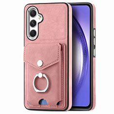 Funda Silicona Goma de Cuero Carcasa SD5 para Samsung Galaxy A54 5G Rosa