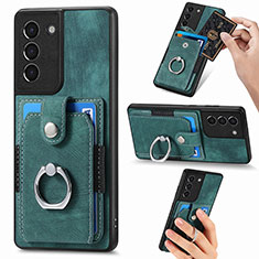 Funda Silicona Goma de Cuero Carcasa SD5 para Samsung Galaxy S21 FE 5G Verde