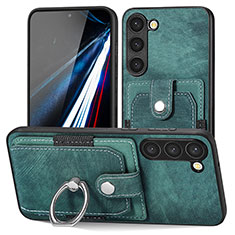 Funda Silicona Goma de Cuero Carcasa SD5 para Samsung Galaxy S22 Plus 5G Verde