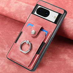 Funda Silicona Goma de Cuero Carcasa SD6 para Google Pixel 8 5G Rosa