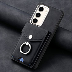 Funda Silicona Goma de Cuero Carcasa SD6 para Samsung Galaxy S24 5G Negro