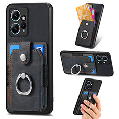 Funda Silicona Goma de Cuero Carcasa SD6 para Xiaomi Redmi Note 12 4G Negro