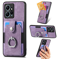 Funda Silicona Goma de Cuero Carcasa SD6 para Xiaomi Redmi Note 12 4G Purpura Claro