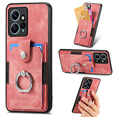 Funda Silicona Goma de Cuero Carcasa SD6 para Xiaomi Redmi Note 12 4G Rosa