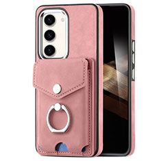 Funda Silicona Goma de Cuero Carcasa SD7 para Samsung Galaxy S24 5G Rosa