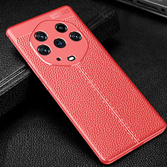 Funda Silicona Goma de Cuero Carcasa WL1 para Huawei Honor Magic3 Pro+ Plus 5G Rojo