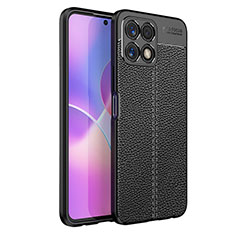 Funda Silicona Goma de Cuero Carcasa WL1 para Huawei Honor X30i Negro