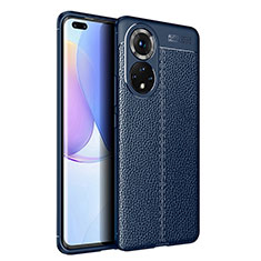 Funda Silicona Goma de Cuero Carcasa WL1 para Huawei Nova 9 Pro Azul