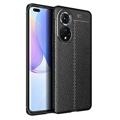 Funda Silicona Goma de Cuero Carcasa WL1 para Huawei Nova 9 Pro Negro