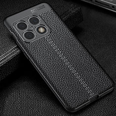 Funda Silicona Goma de Cuero Carcasa WL1 para OnePlus 10 Pro 5G Negro