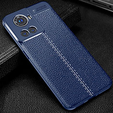 Funda Silicona Goma de Cuero Carcasa WL1 para OnePlus 10R 5G Azul