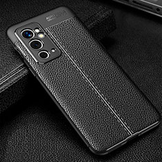 Funda Silicona Goma de Cuero Carcasa WL1 para OnePlus 9RT 5G Negro