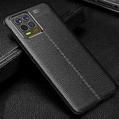 Funda Silicona Goma de Cuero Carcasa WL1 para Realme 8 Pro Negro