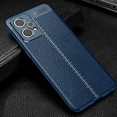 Funda Silicona Goma de Cuero Carcasa WL1 para Realme 9 4G Azul