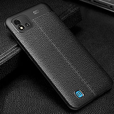 Funda Silicona Goma de Cuero Carcasa WL1 para Realme C20 Negro