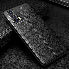 Funda Silicona Goma de Cuero Carcasa WL1 para Realme GT 5G Negro